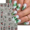 Christmas Nail Stickers 4 Sheets Christmas Nail Art Stickers, 5D