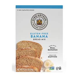 King Arthur, Gluten Free Banana Bread + Muffin Mix, Gluten-Free, Non-GMO Project Verified, Certified Kosher, 16 Ounces