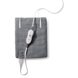 Sunbeam Premium Sunbeam Heating Pad with Compact Storage, Standard Size, Gray