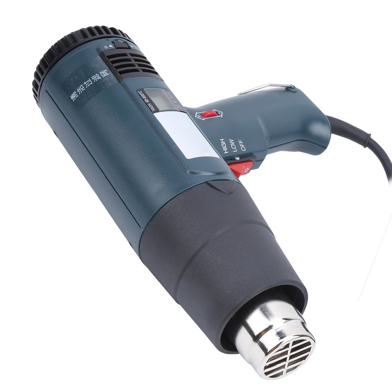 Electronic Hot Air Gun Adjustable Plastic Temperature Industrial Tool GJ-9A20LCD