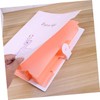 Operitacx Elegant Pink A4 Expanding Folder Office Storage Accordion Design