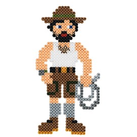 Hama Beads 1,000 Bead Refill Bag - Dark Grey