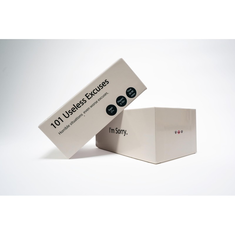 101 Useless Excuses- Card Game, Party Game for Friends