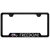 Jeep Freedom Cut-Out License Plate Frame (Black)