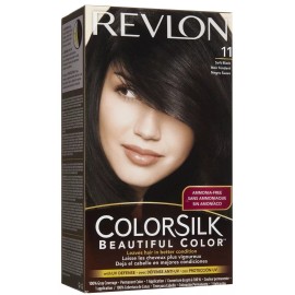 Revlon Colorsilk Natural Hair Color 11 Soft Black (Pack of 6)