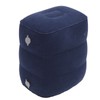 Inflatable Foot Rest Double Valve Blue PVC Flocking Washable Inflatable