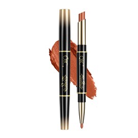 2 in 1 Double Ended Matte Waterproof Non-fade Non-sticky Lipstick (11#)