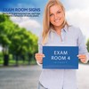 ADA CENTRAL SIGNS 6" X4" Exam Room 4 Sign- Tactile