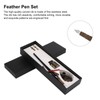 Feather Pen Set Durable Creativity Easy Writing Stationery Gift Box