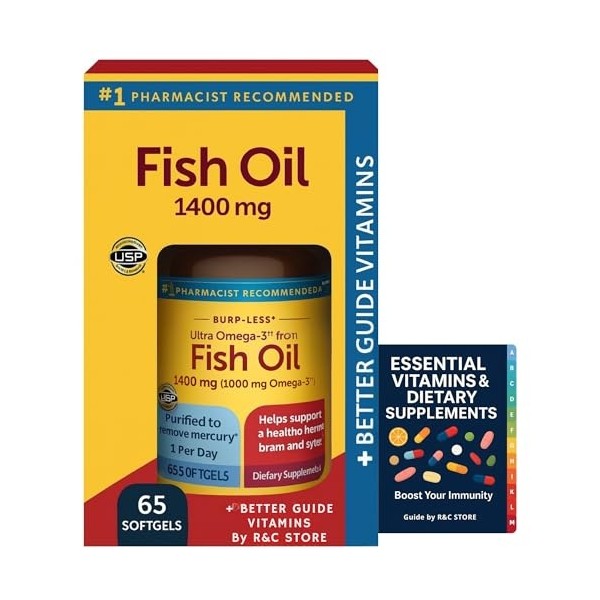 Nature Fish Oil 1400 mg | Omega-3 Concentrate from Fish