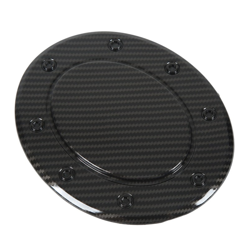 Gas Cap Cover Carbon Fiber Pattern Fuel Tank Door Cover