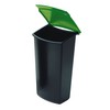 HAN 1843-05, MONDO waste insert with lid. Trendy and practical,