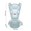 Multifunctional Breathable Baby Carrier with Hip Seat Lumbar Support Waist