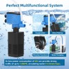 DaToo Aquarium Filter 5-15 Gallon Fish Tank Filter 120GPH Powerful