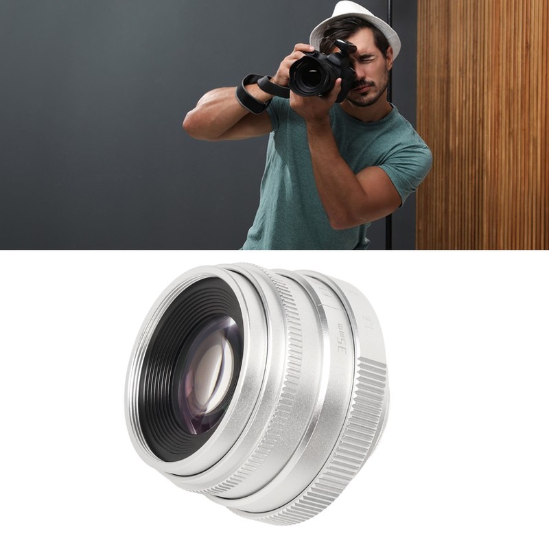 35mm Manual Focus Lens F1.6 C Mount Large Aperture Manual