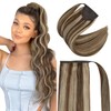 fshine Human Hair Extensions Ponytail 18 Inch 80g Clip in