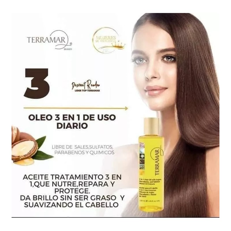 Terramar Set Capilar Oleo + Suero Protector Termal Terramar