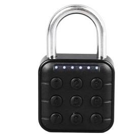 Smart Padlock Lock, Waterproof Bluetooth Lock, Support Bluetooth APP and Password Unlocking, Heavy Duty Keyless Gate Locks, Outdoor Padlock for Gym Home Dormitory Cabinet Drawer