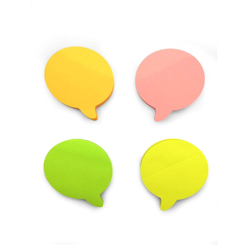 800 Sticky Notes Speech Bubbles Sticky Notes Luminous Sticky Pads