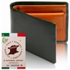 Men's Bifold Wallet, Italian Leather, Bifold Genuine Leather, Italian Bifold