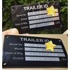 Blank Aluminum ID Plates, Metal Identification Plate, Serial Number Tag,