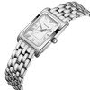 HOLSTOUR Watches for Women Vintage Bracelet White Roman Dial Rectangular