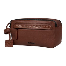 BURKELY Minimal Mason Toiletry Bag Custom Cognac