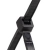 Konya Shoji 01281310 Cable Ties for Outdoor Use, Black, 11.8