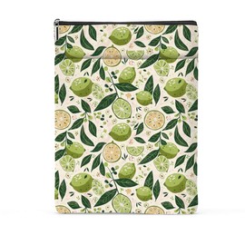 Book Sleeve Books Protector Books Pouch Book Lovers Gifts Bookish Gifts Waterproof Cover with Zipper for Lemon Printed Gift Bag for Women Teen Girl Friend Librarian Christmas Birthday