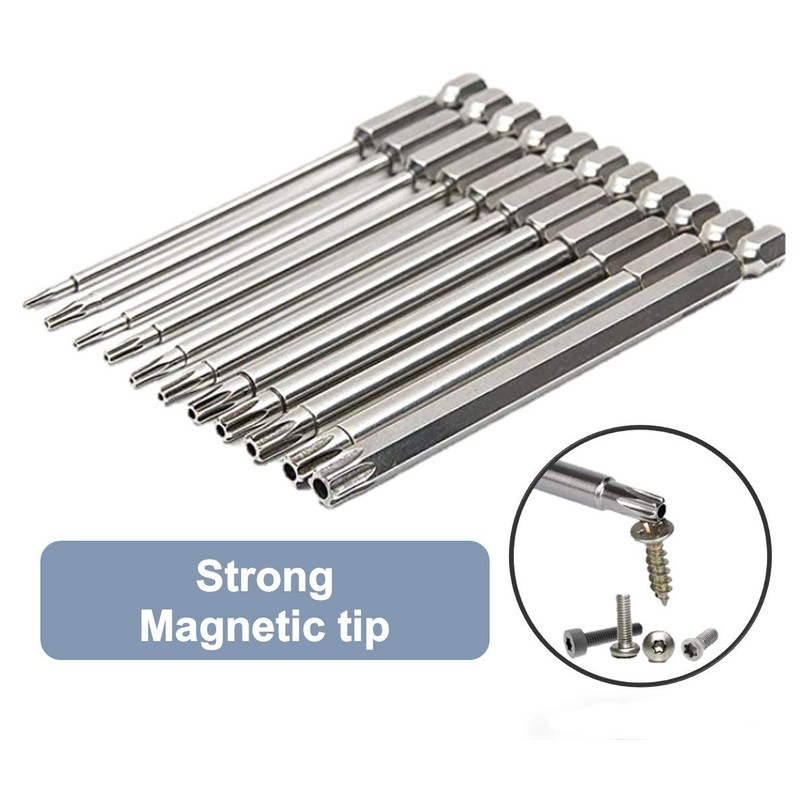 Aiyun 11-Piece Shark Vacuum Screwdriver Security Bit Set, S2 Steel