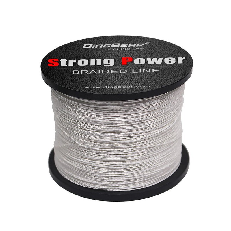 Dingbear 1093Yd/1000m 85LB/0.45mm White Strong Pull Generic Braided Fishing Line