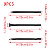 Pine & Linen 9 Pieces Plastic Scraper Tool, Non-Scratch Kitchen