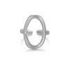 Oval Round Open Geometric Ring for Women Teen Girls Trend