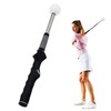 Parthan Retractable Golf Swing Training Aid, Right-Handed, Adjustable Alignment Trainer,