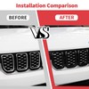 Jimen for 2021+ Grand Cherokee Grill Inserts, 7PCS Front Grille