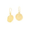 WINDALF SVALA Earrings 3.5 cm The Flower of Life Bronze,