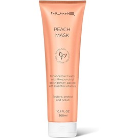 NuMe Peach Mask, Vegan Nourishing Hyrating Mask, Cruelty-Free Vegan Treatment Hair Masks For Dry, Damaged, Color Treated Hair Sulfate & Silicone Free - 300 ml