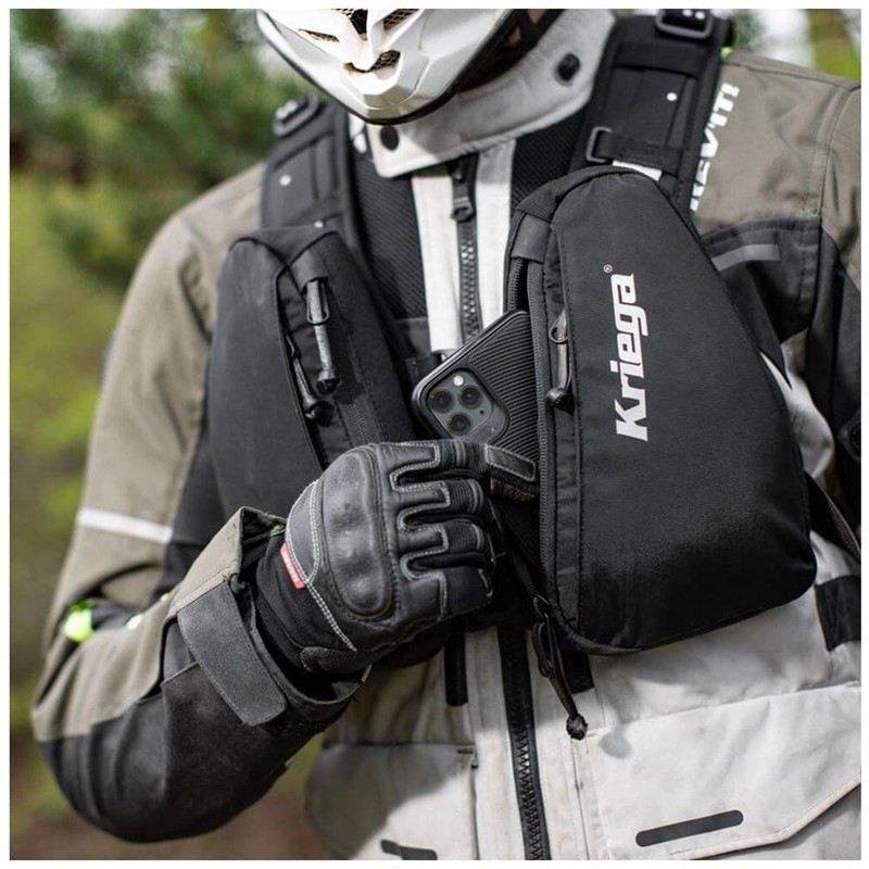 Kriega Trail Backpack Chest Bag (Black, One Size)