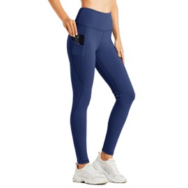 Willit Leggings con Forro Polar para Mujer, Resistentes al Agua, térmicos, para Invierno, Senderismo, Yoga, Correr, Cintura Alta
