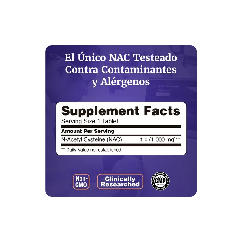 Kit Now Nac 1000mg Glutatión 500mg Cardo Mariano 300mg