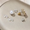 Nkwuire 12 Styles 600 Pcs Earring Backs for Studs, Clear