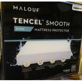 MALOUF MFTJKKMP 5 Sided Mattress Protector with Tencel + Omniphase - King