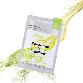 Mediheal (Niacinamide x Glutathione) Derma Synergy Wrapping Mask Blemish Reduction & Radiance 4 Sheets / 메디힐 (나이아신아마이드X글루타치온) 더마시너지 랩핑마스크 잡티결광 4매