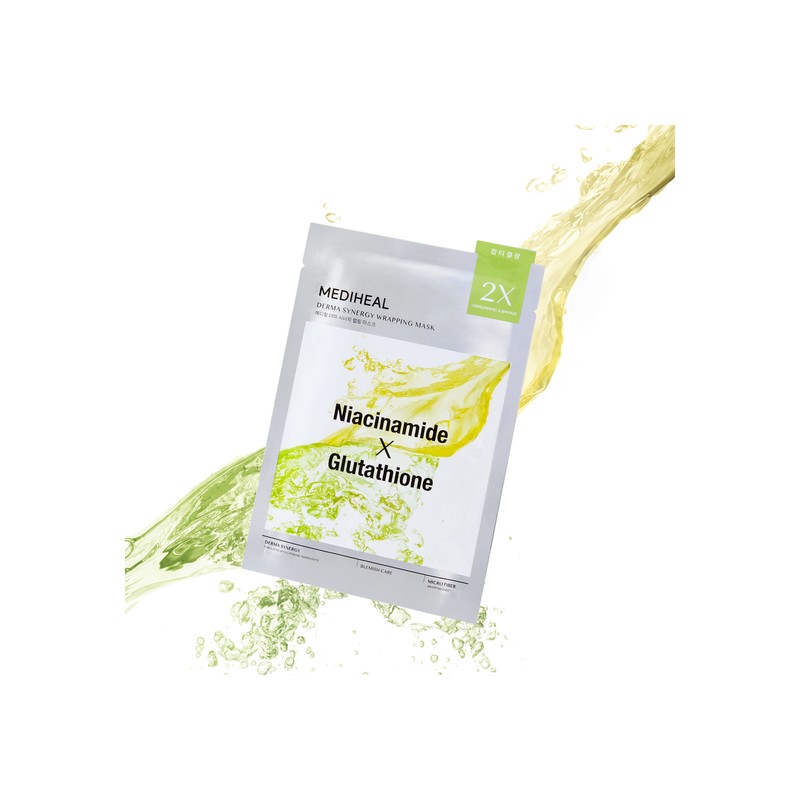 Mediheal (Niacinamide x Glutathione) Derma Synergy Wrapping Mask Blemish Reduction