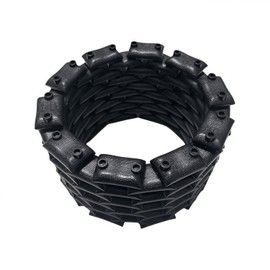 Eastcom WW2 Toy Soldiers Black Military Small Sandbags 100-Piece Set Compatible with Famous Building Blocks Brands