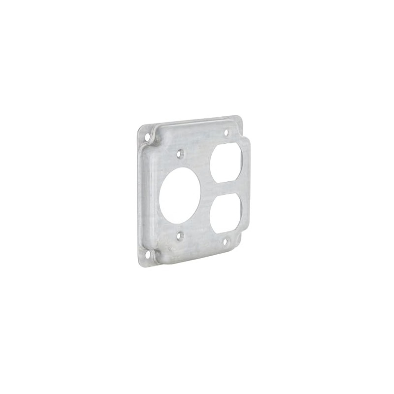 Hubbell Electrical PROD 831C Square Cover 4"W/1 DUPLEX/1-20A