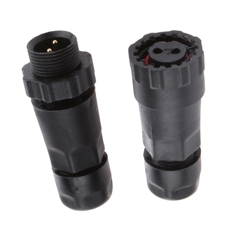 zalati Waterproof Connector 15A IP68 Aviation 2 Pin Male Female