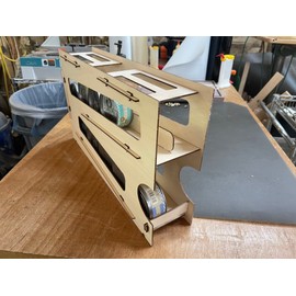 CR-2 Wooden Can Rack Dispenser and Organizer for Pantry Cat food Tuna Can