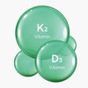 Vitamin K2 Supercritical MK7 Menaquinone Vitamin D3K2 1 month supply
