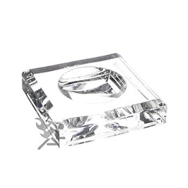 OnFireGuy 2" Square Dimple Blocks for Baseball Softball Tennis Balls Shot Put PGA Golf Ball Sphere Crystal Ceramic Round Balls Display Stand Holder, Qty: 1